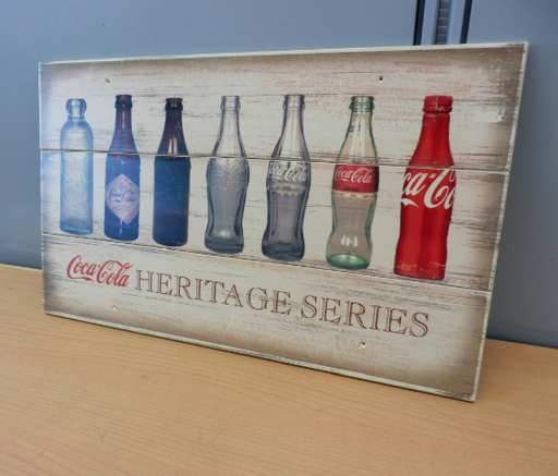 コカ コーラ 木製看板 タテ27 ヨコ44 サイン 瓶デザイン Coca Cola ビンテージ風 ペイペイ対応 札幌市西区西野 モノハウス西野店 発寒南のその他の中古あげます 譲ります ジモティーで不用品の処分