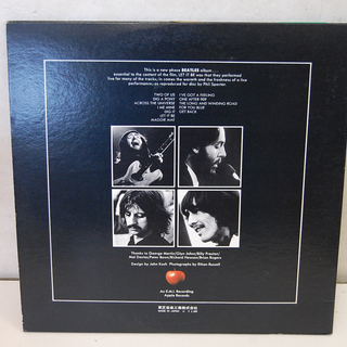 レア 赤盤 LPレコード THE BEATLES レット・イット・ビー AP-80189