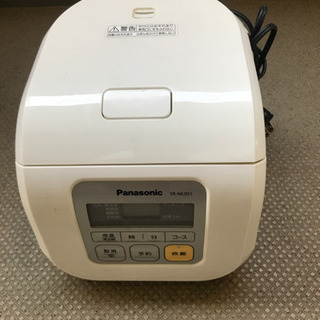 パナソニック 3合 炊飯器 マイコン式 ホワイト SR-ML051