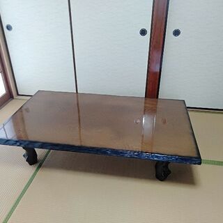 鉄刀木(たがやさん)座卓　ローテーブル