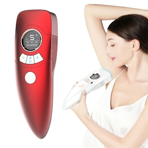 新品★レッド　最新FASIZ 光脱毛器　レーザー　冷感脱毛　IPL脱毛　美肌