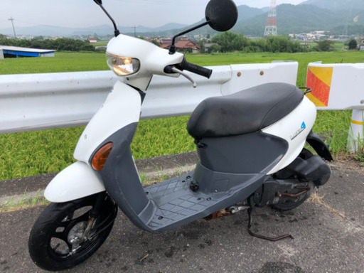 【売約済】実働 バリ溝 BT新品 スズキ CA45A レッツ4 4スト インジェクションバイク 原付 スクーター