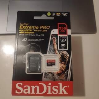 (新品未開封) SanDisk 256GB micro SDXC...