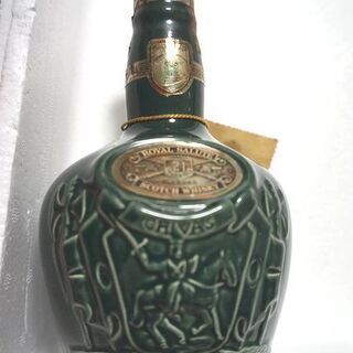 ロイヤルサルート 21年 陶器ボトル　緑　空き瓶　 700ml ...