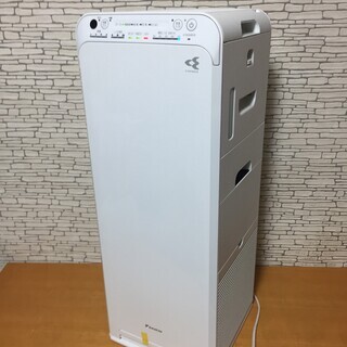 ダイキン 加湿空気清浄機MCK55T-W 2017年製 細長タイプ 最大25畳