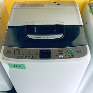 大容量‼️ 782番 SANYO✨全自動洗濯機✨ASW-E10ZA‼️