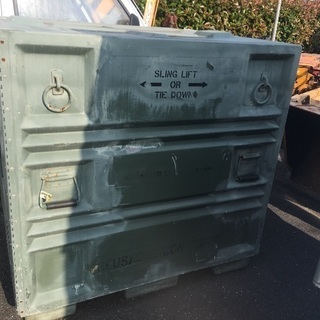 アメリカ軍製 小物入れ(物置き)FRP製