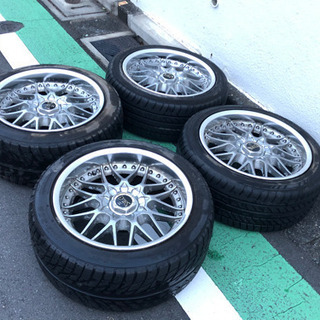 work EFORS 114.3 5穴　17インチ　訳あり　格安　メッシュ