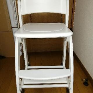 木製学習椅子(くろがね工作所：LDC-11WH)