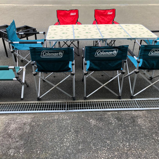 【お盆限定】コールマン イス・テーブルセット(おまけ付)