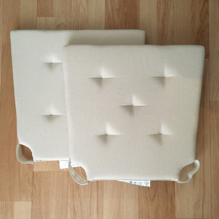 イケア Ikea チェアパット 2個セット 中古