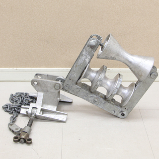 ケーブル布設工事用機材 金車 3連 朝日金属精工(HD784awxY)⑥