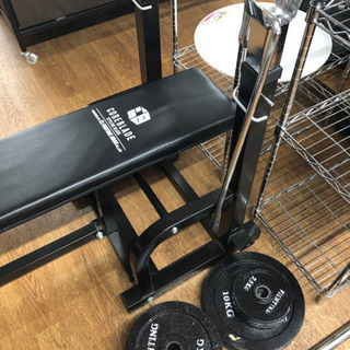 ファイティングロード　バーベルセット　55k  シャフト付き