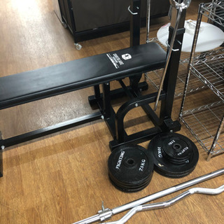 ファイティングロード　バーベルセット　55k  シャフト付き