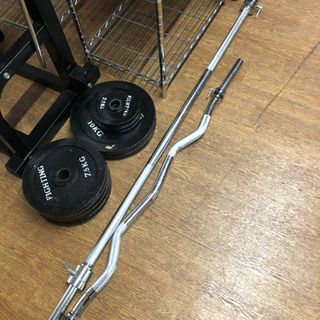 ファイティングロード　バーベルセット　55k  シャフト付き