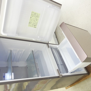 【恵庭】プラズマクラスター搭載2ドア冷蔵庫　SJ-GD14 18年製