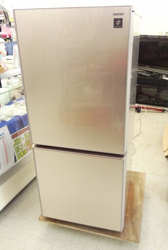 【恵庭】プラズマクラスター搭載2ドア冷蔵庫　SJ-GD14 18年製