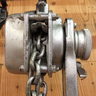 スリーエッチ ① レバーホイスト 2トン 動作確認済み HHH 2ton チェーン レバーブロック ガッチャ 荷台 吊上げ 荷締め 重機 車 トラック 電動工具 DIY 中古品 宮城 MAX スリーエッチ ② レバーホイスト 2トン 動作確認済み HHH 2ton