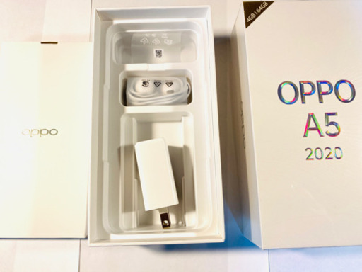 美品OPPO A5 2020 simフリーblue（楽天モデル）15時までセール