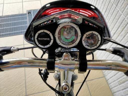 24インチ 男児用自転車  変則ギア スピードメーター付