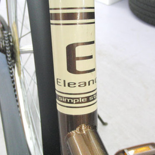 26インチ 6段切替 自転車 鍵 荷台付き シティサイクル アサヒ Eleanor