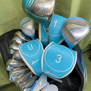 MIZUNO& WORLD EAGLE☆レディース☆ゴルフクラブセット☆ブルー