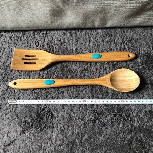おしゃれキッチンツール バンブー素材のサラダサーバー 未使用 はくな 和泉多摩川の調理器具 キッチンツール の中古あげます 譲ります ジモティーで不用品の処分