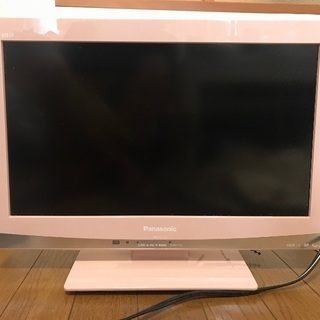 Panasonic19インチテレビ　ピンク