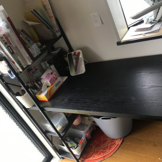 棚付きパソコンデスク　椅子付き　勉強机