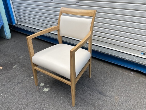 アームチェア ニトリ 椅子 ナチュラル 白 中古品 オトワリバース 宇都宮の椅子 チェア の中古あげます 譲ります ジモティーで不用品の処分
