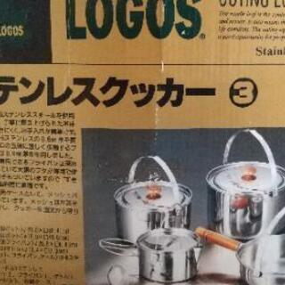 鍋　セット　キャンプ用　LOGOS ステンレスクッカー