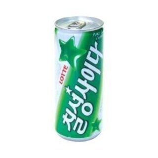 韓国飲料★韓国ジュース★ロッテ 七星サイダー （缶）250ｍｌ