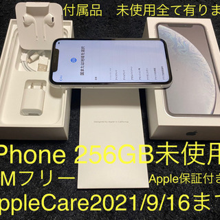 iPhone 256GB SIMﾌﾘｰ AppleCare保証付...