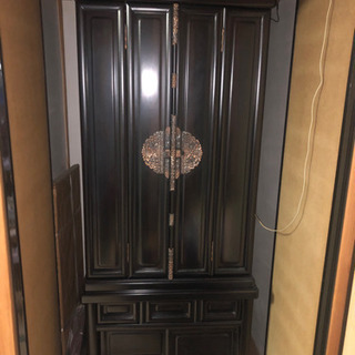 新品の黒壇の仏壇　［商談中］