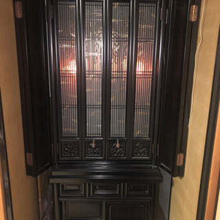 新品の黒壇の仏壇　［商談中］