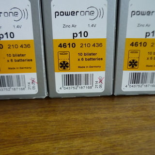 補聴器用期限切れ電池（PR536、P10）　　1箱（6ｘ10個）