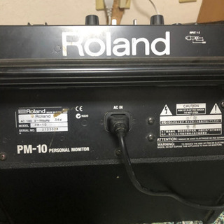 電子ドラムモニター　Roland Vｰdrum PM10