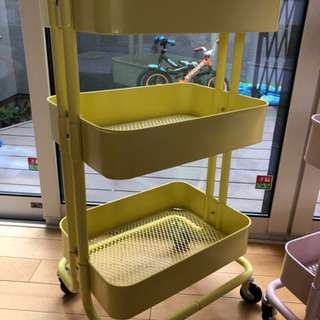 中古きれいめ Ikeaロースコグワゴンイエロー ケロマツ プロフ必読 初富の収納家具の中古あげます 譲ります ジモティーで不用品の処分