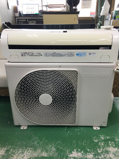 CG3457  ★ジャンク品　TOSHIBA  ルームエアコン（リモコン付）2.5Kw　～10畳　RAS-2512D  2013年