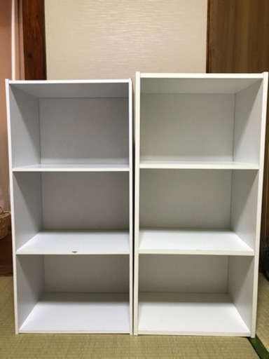 カラーボックス2個 リメイクシート6枚 みー 宮古島の家具の中古あげます 譲ります ジモティーで不用品の処分