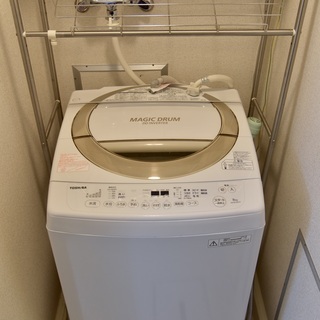 東芝製全自動電気洗濯機 8kg型(2016年製造)