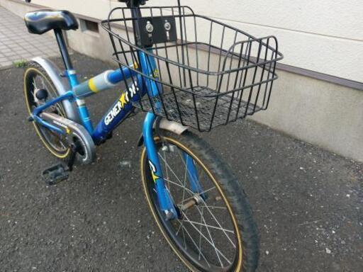 美品　18インチ　子供用自転車　補助輪付