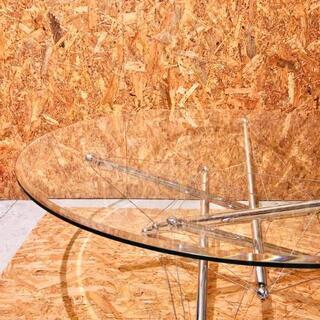 【売約済み】Cassina　カッシーナ 713 ローテーブル ガラス　センターテーブル　リビングテーブル　ソファーテーブル