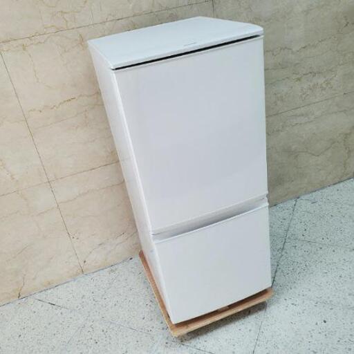 ※商談中■配送可■2016年製 SHARP シャープ つけかえどっちもドア 137L ノンフロン冷凍冷蔵庫 SJ-D14B-W