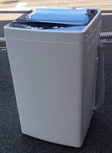【RKGSE-300-1】特価！アクア/AQUQ/5kg/全自動洗濯機/AQW-BK50G/中古/2019年製/当社より近隣地域無料配達
