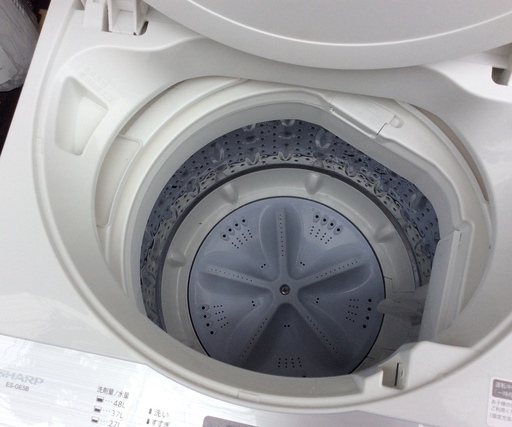 RKGSE-310-1】特価！シャープ/SHARP/5kg/全自動洗濯機/ES-GE5B-T/中古  