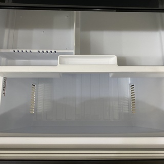 冷蔵庫 三菱 MITSUBISHI MR-CG37TE-B 2019年製 3D 365L クリスタルブラック 中古品