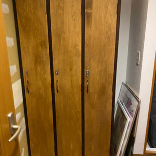 無料木製キャビネットロッカー鍵付き いとまき 東松原の収納家具 キャビネット の中古あげます 譲ります ジモティーで不用品の処分