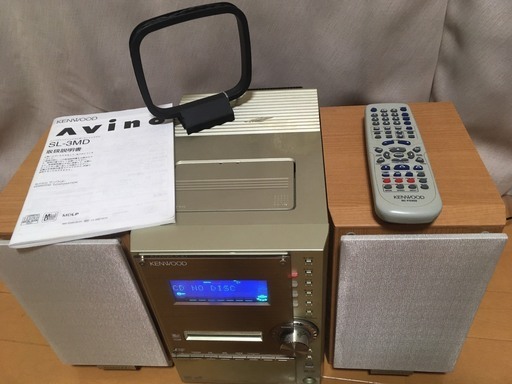 動作確認済 ケンウッド KENWOOD CD MD カセットテープ コンポ RXD