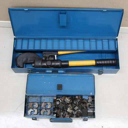 IZUMI 泉精器 EP-300N 手動油圧式圧着工具 コマ付き(HD776awxY)⑦